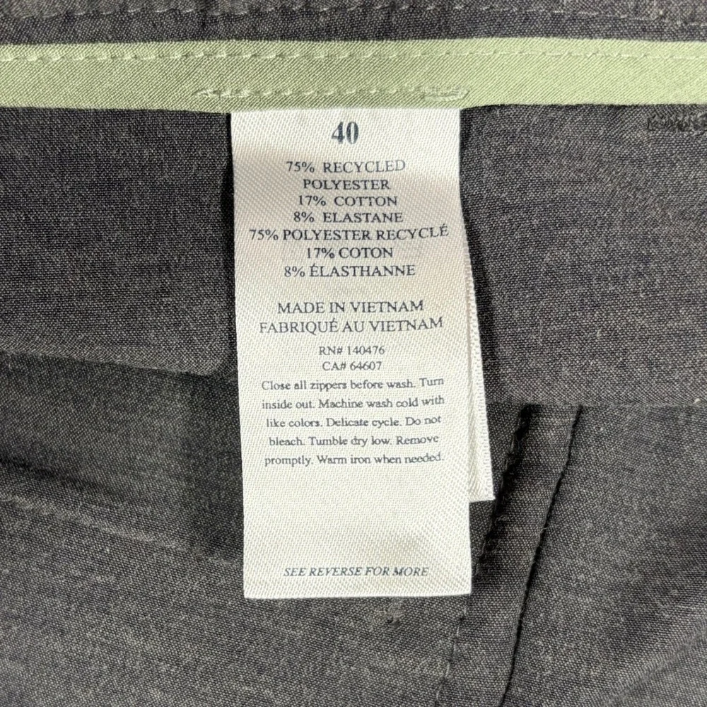 Faherty All Day Shorts Mens 40 Hybrid Stretch Quick Dry Performance Charcoal